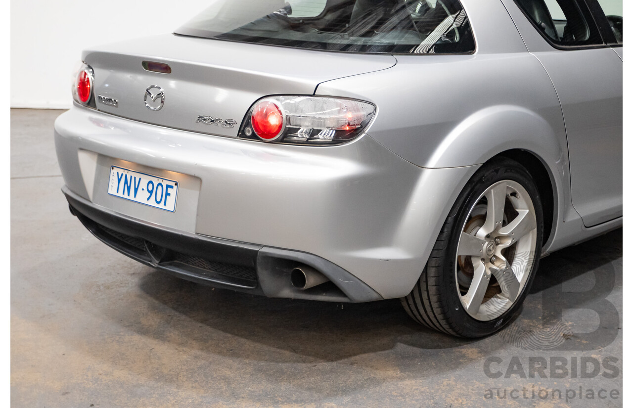 9/2005 Mazda RX-8 FE Series 1 4d Coupe Sunlight Silver Metallic 1.3L