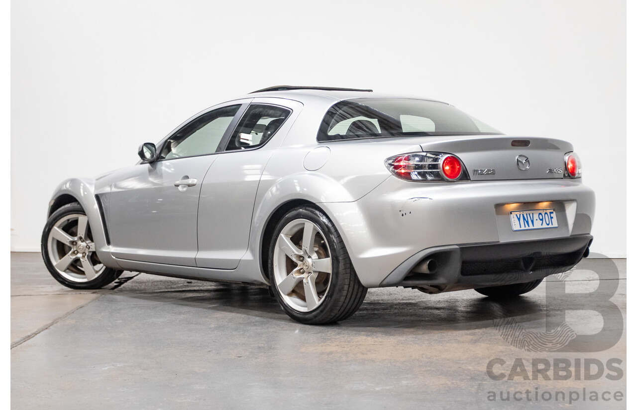 9/2005 Mazda RX-8 FE Series 1 4d Coupe Sunlight Silver Metallic 1.3L