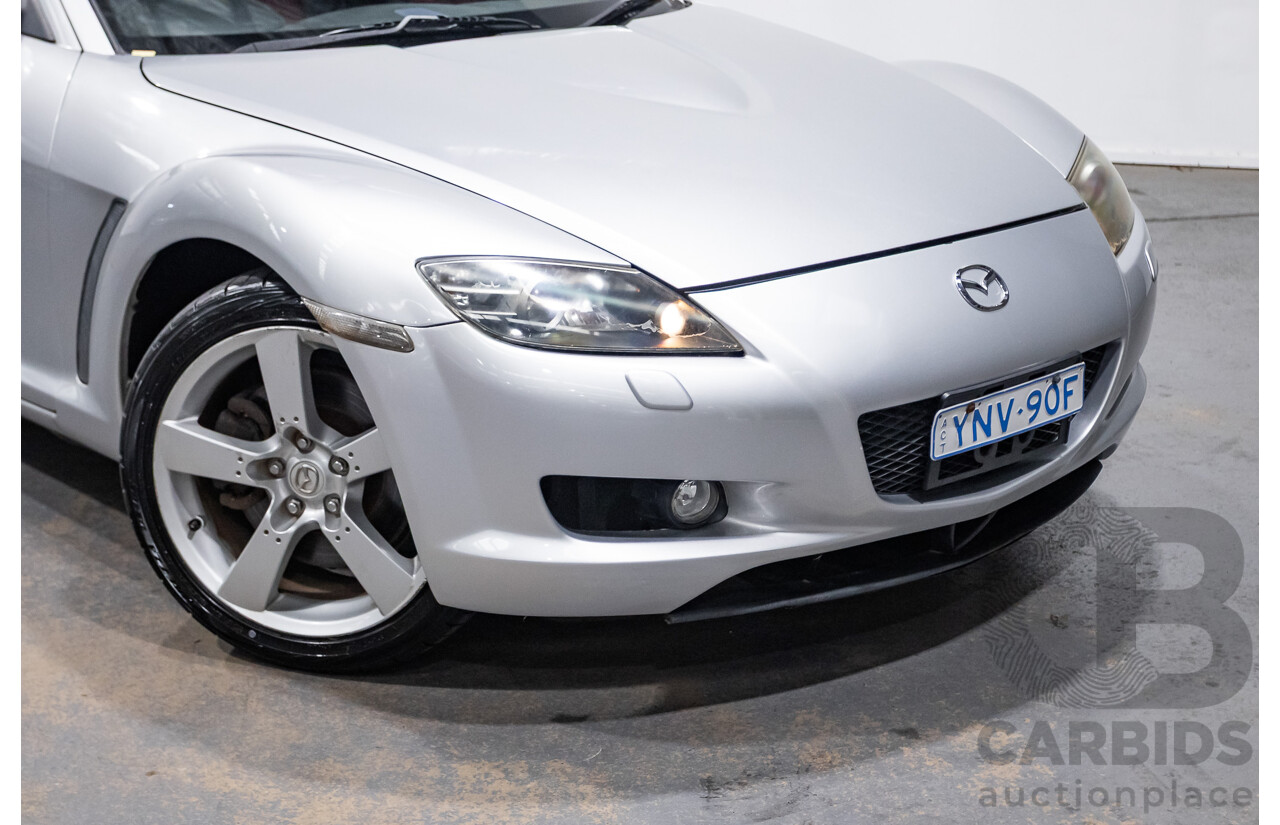 9/2005 Mazda RX-8 FE Series 1 4d Coupe Sunlight Silver Metallic 1.3L