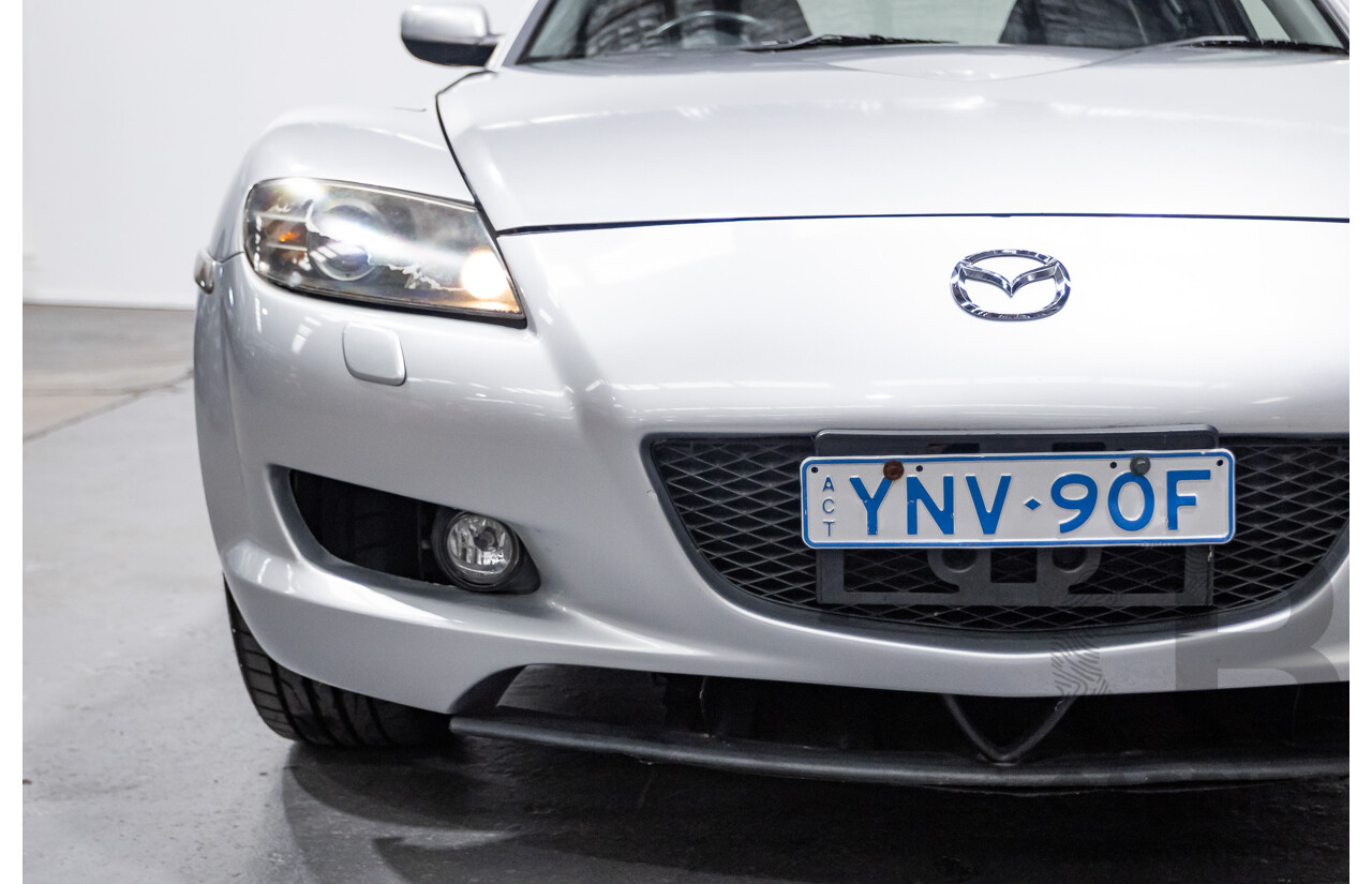 9/2005 Mazda RX-8 FE Series 1 4d Coupe Sunlight Silver Metallic 1.3L