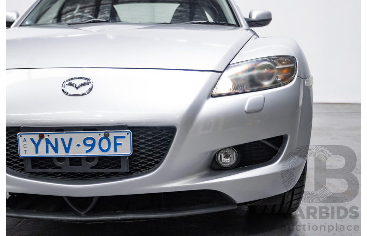 9/2005 Mazda RX-8 FE Series 1 4d Coupe Sunlight Silver Metallic 1.3L