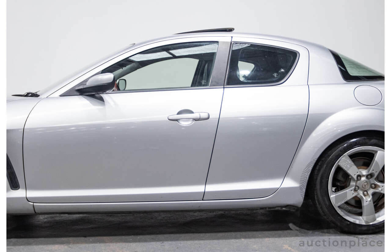9/2005 Mazda RX-8 FE Series 1 4d Coupe Sunlight Silver Metallic 1.3L