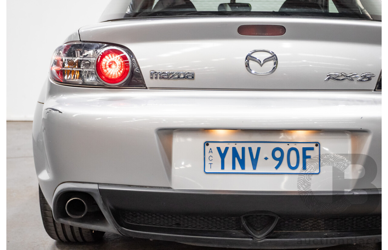 9/2005 Mazda RX-8 FE Series 1 4d Coupe Sunlight Silver Metallic 1.3L