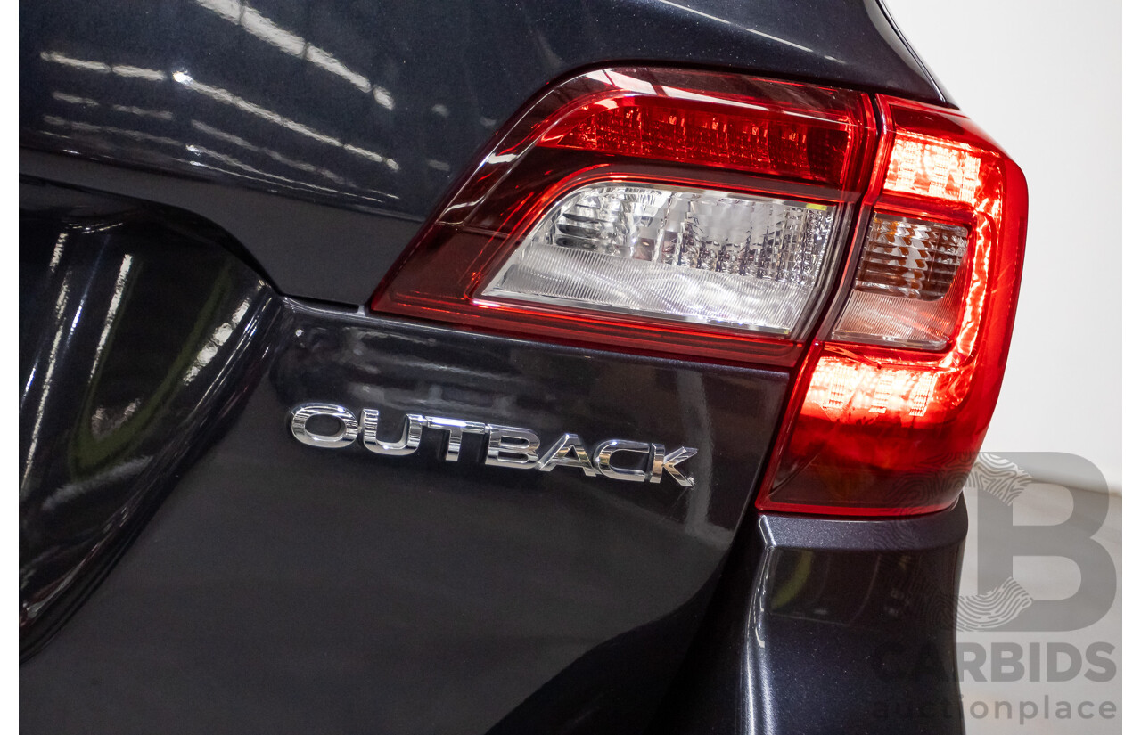 07/2018 Subaru Outback 2.5i Premium (AWD) MY18 4D Wagon Dark Grey Metallic 2.5L