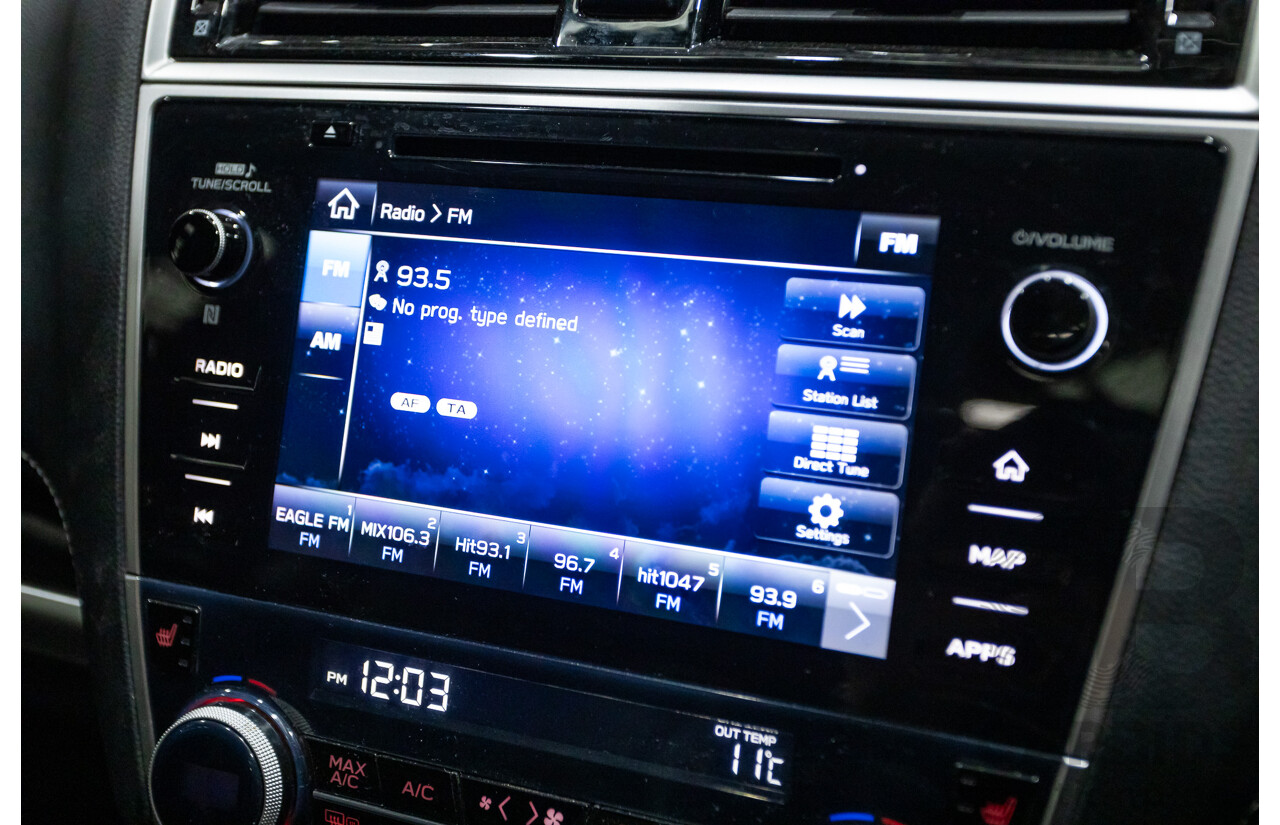 07/2018 Subaru Outback 2.5i Premium (AWD) MY18 4D Wagon Dark Grey Metallic 2.5L