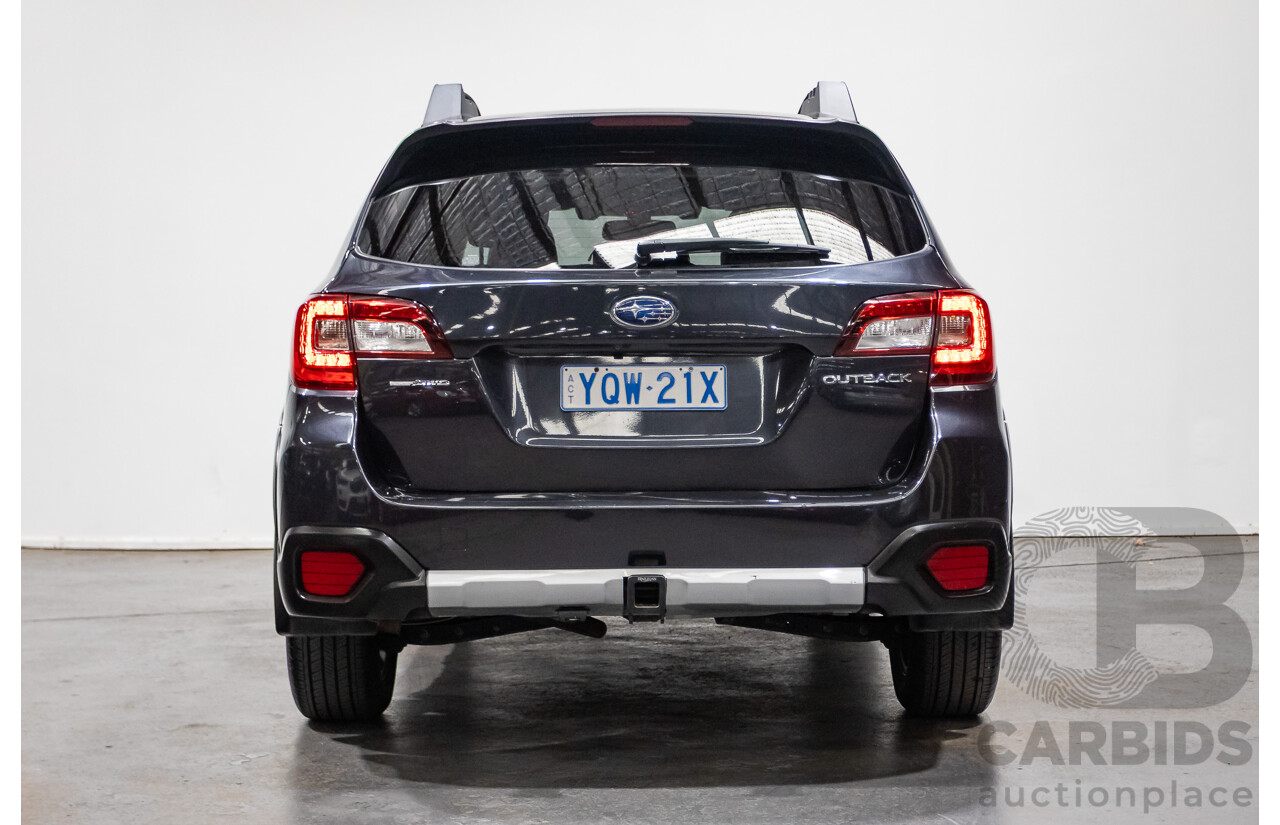 07/2018 Subaru Outback 2.5i Premium (AWD) MY18 4D Wagon Dark Grey Metallic 2.5L