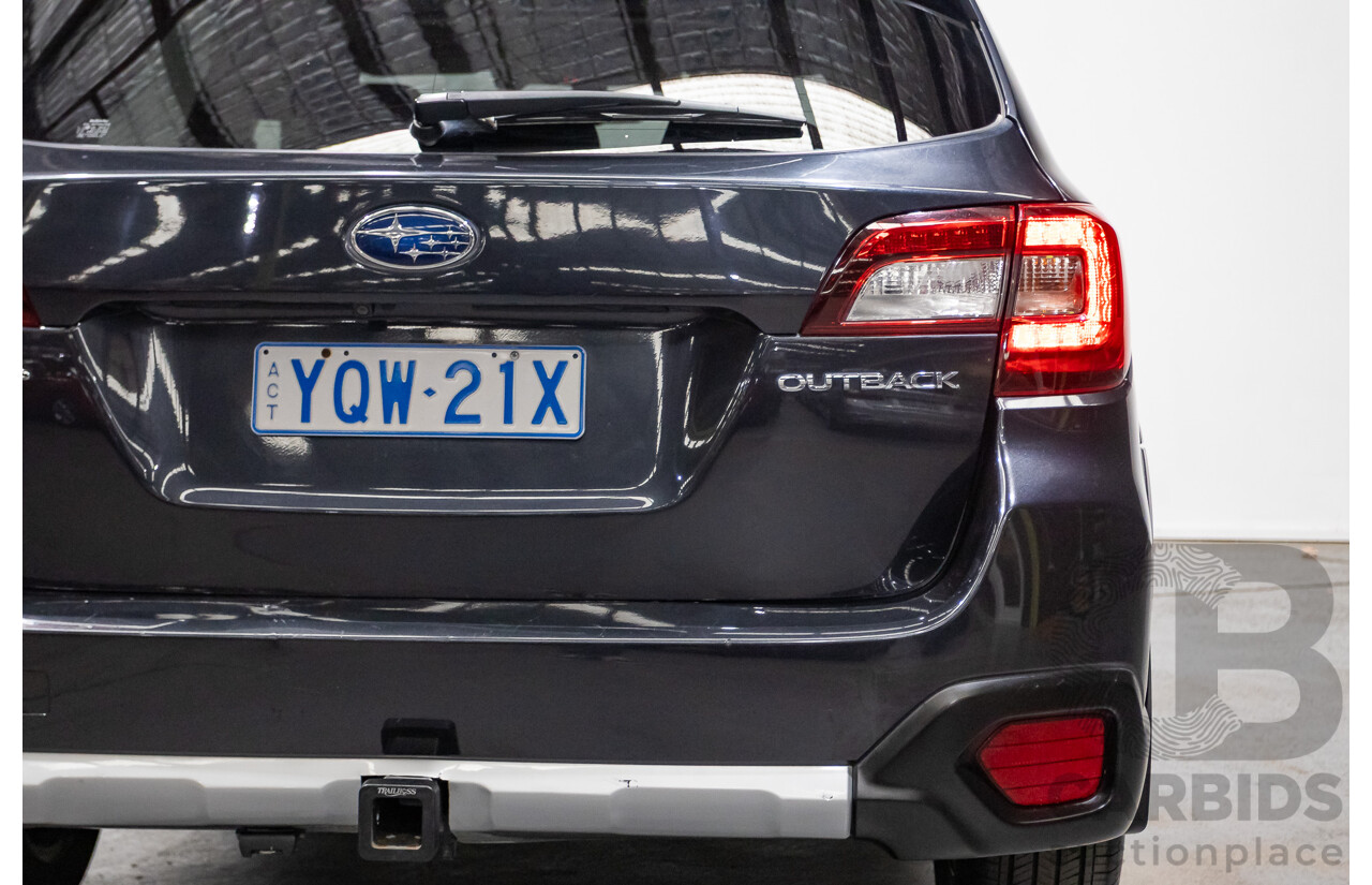 07/2018 Subaru Outback 2.5i Premium (AWD) MY18 4D Wagon Dark Grey Metallic 2.5L