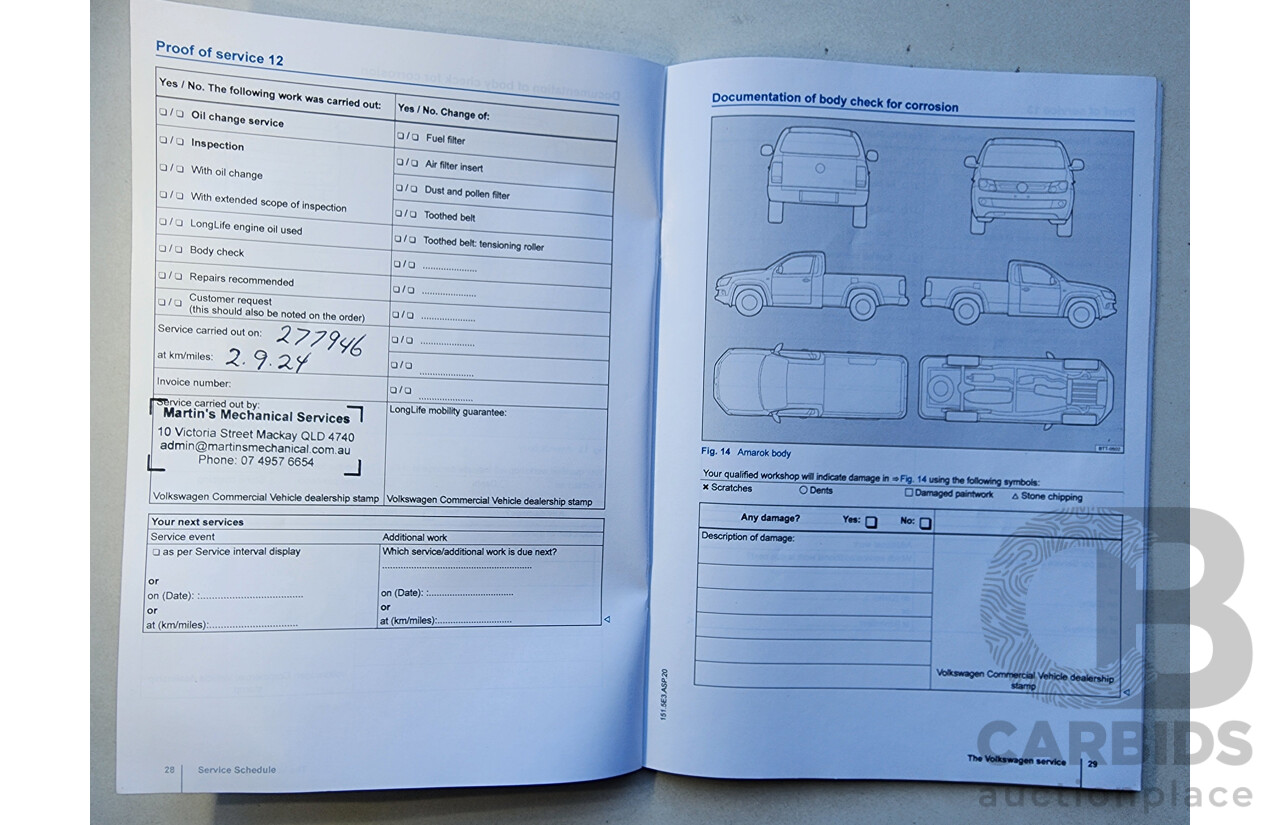 7/2015 Volkswagen Amarok Tdi420 (4x2) 2H MY15 Dual C/Chas White 2.0L