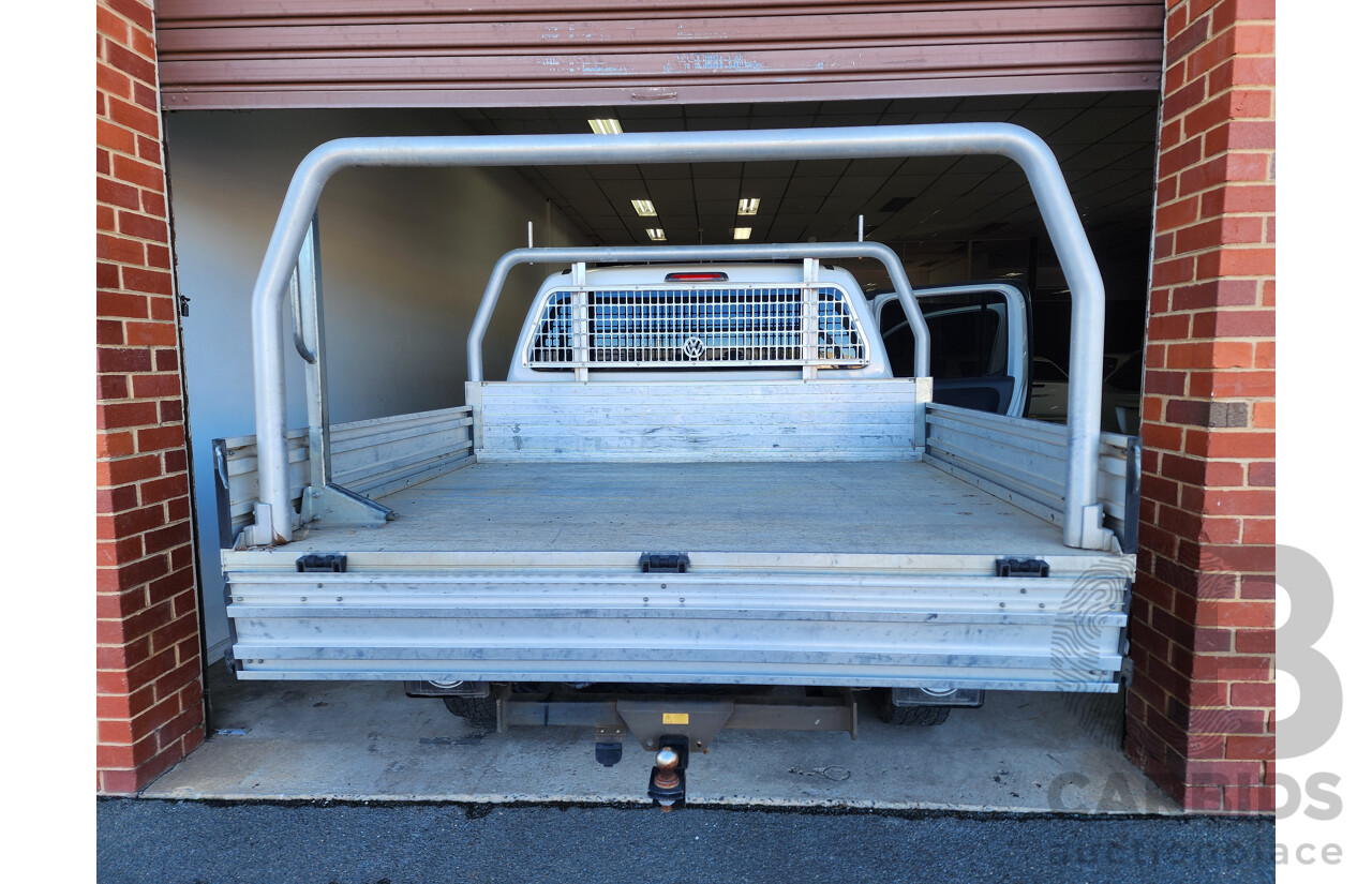 7/2015 Volkswagen Amarok Tdi420 (4x2) 2H MY15 Dual C/Chas White 2.0L