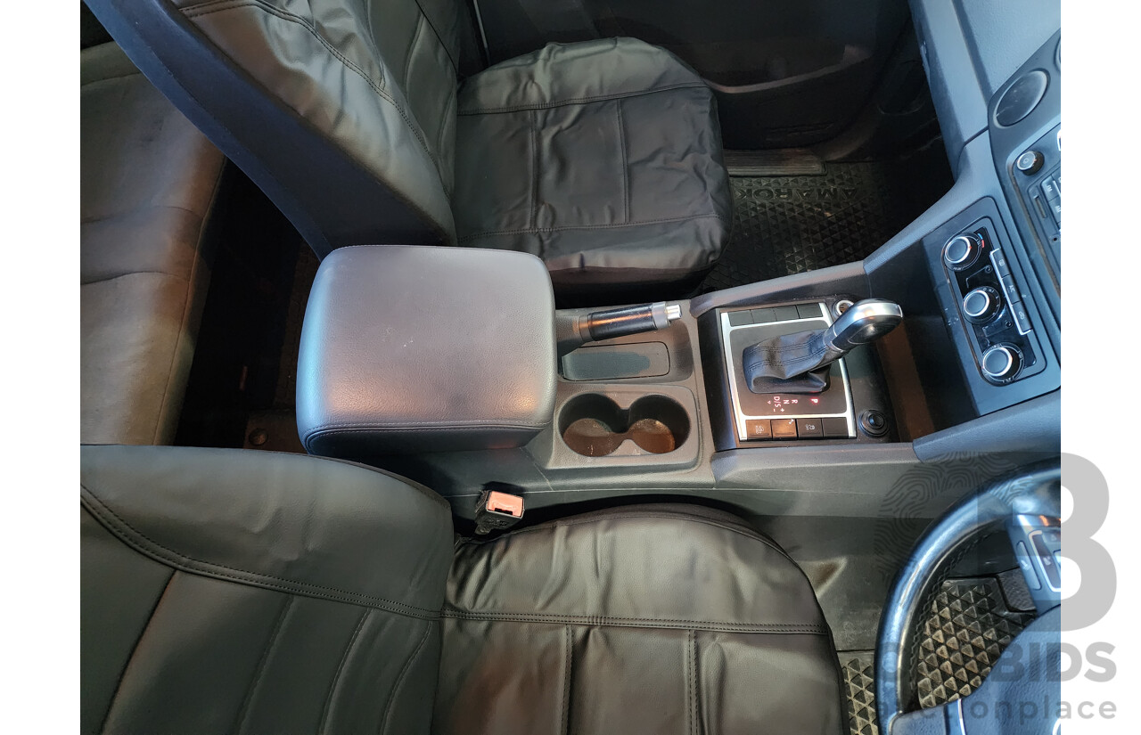 7/2015 Volkswagen Amarok Tdi420 (4x2) 2H MY15 Dual C/Chas White 2.0L