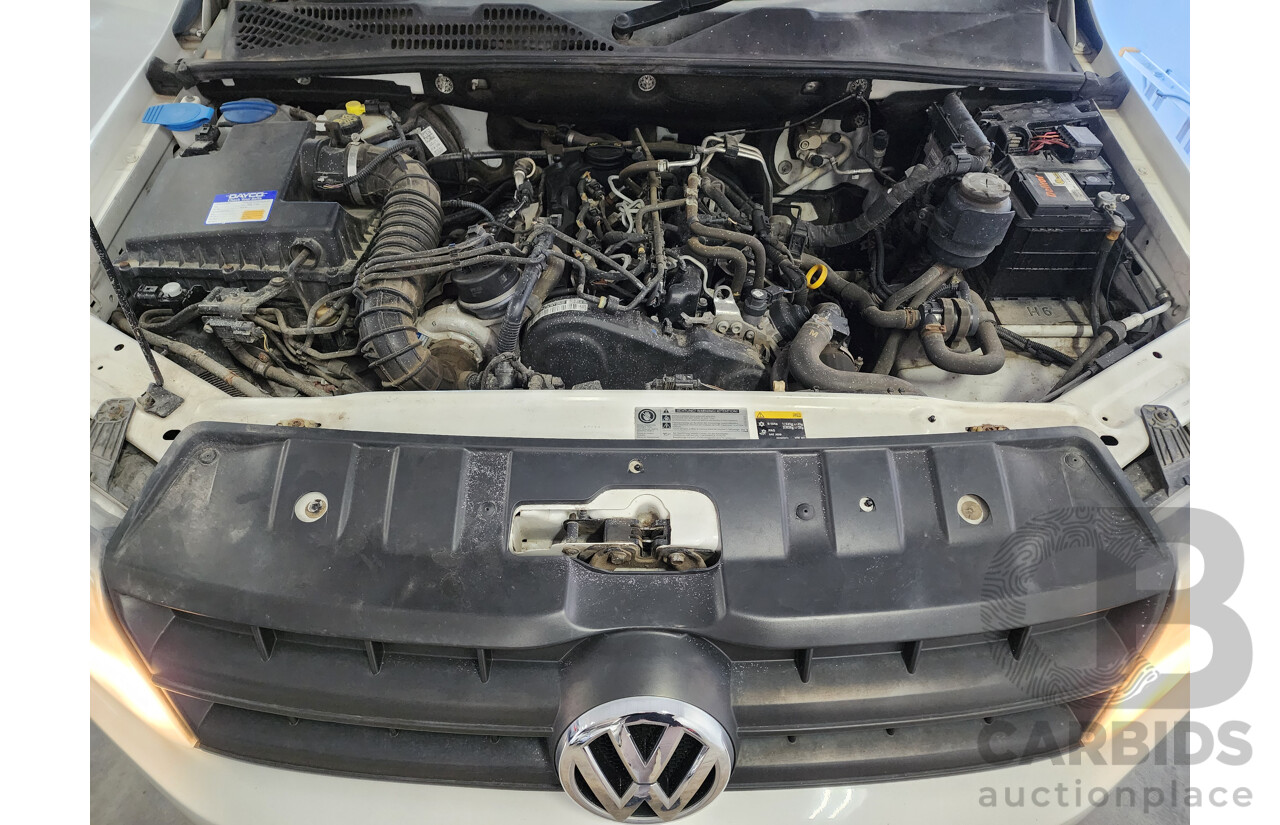 7/2015 Volkswagen Amarok Tdi420 (4x2) 2H MY15 Dual C/Chas White 2.0L