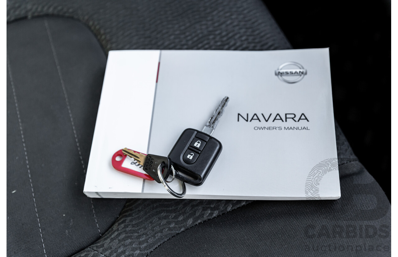 6/2012 Nissan Navara ST (4x4) D40 MY12 Dual Cab P/Up Midnight Black Metallic Turbo Diesel 2.5L