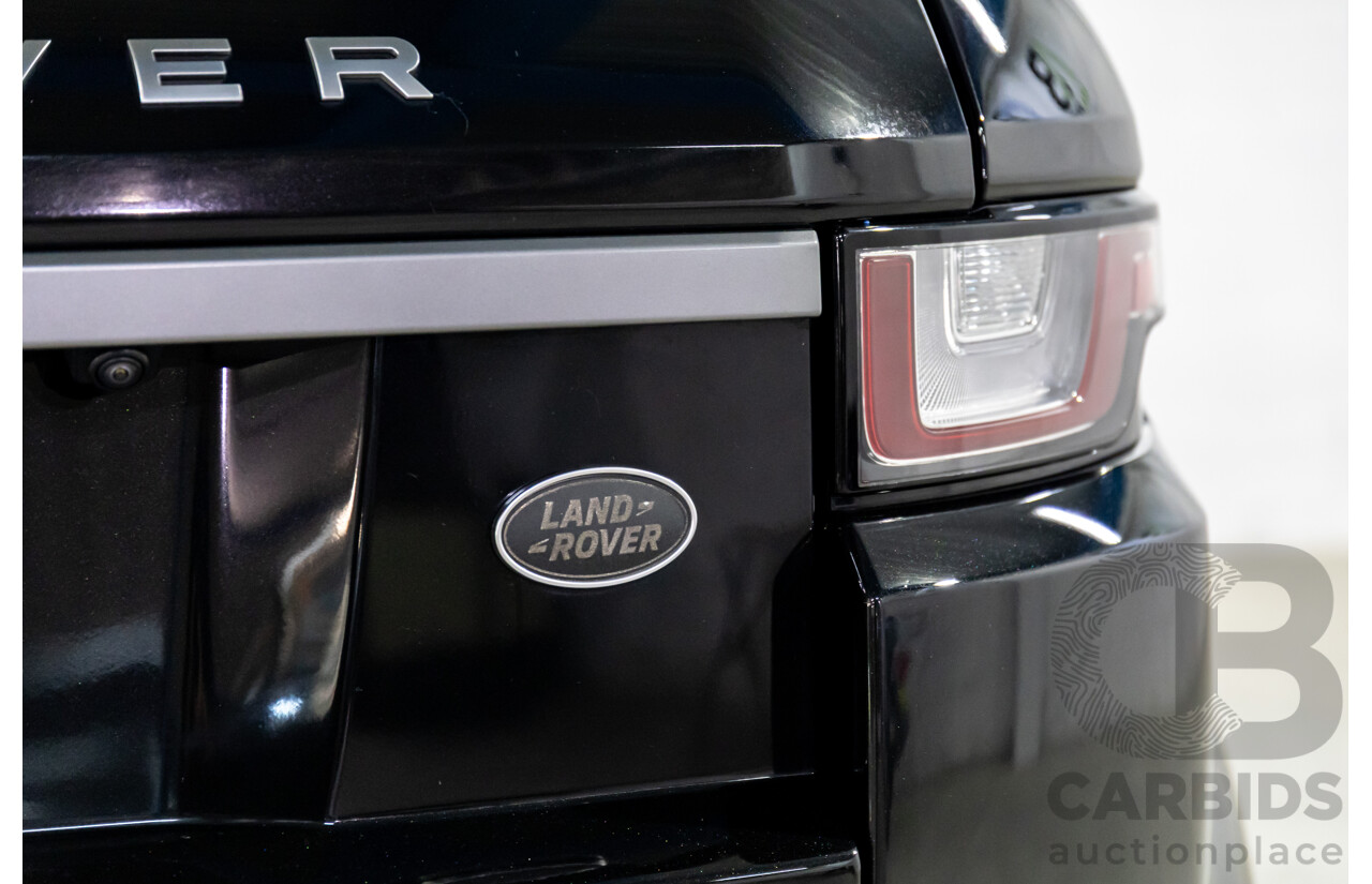 06/2017 Range Rover Evoque Td4 150 SE (AWD) LV MY17 5d Wagon Santorini Black Turbo Diesel 2.0L