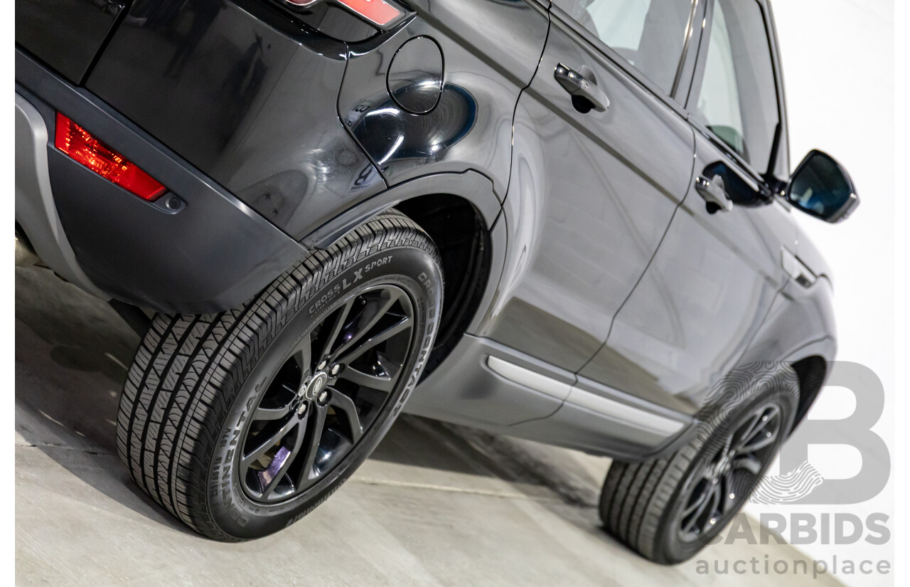 06/2017 Range Rover Evoque Td4 150 SE (AWD) LV MY17 5d Wagon Santorini Black Turbo Diesel 2.0L