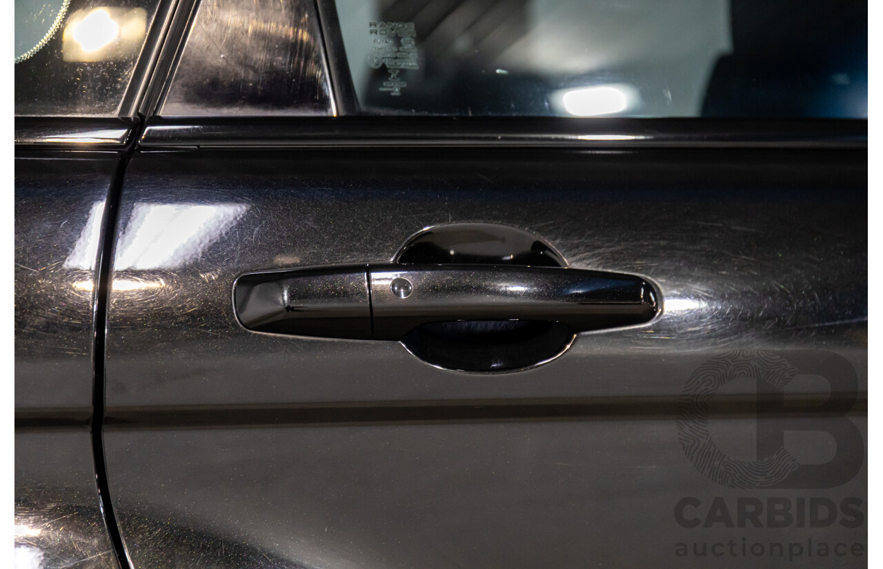 06/2017 Range Rover Evoque Td4 150 SE (AWD) LV MY17 5d Wagon Santorini Black Turbo Diesel 2.0L