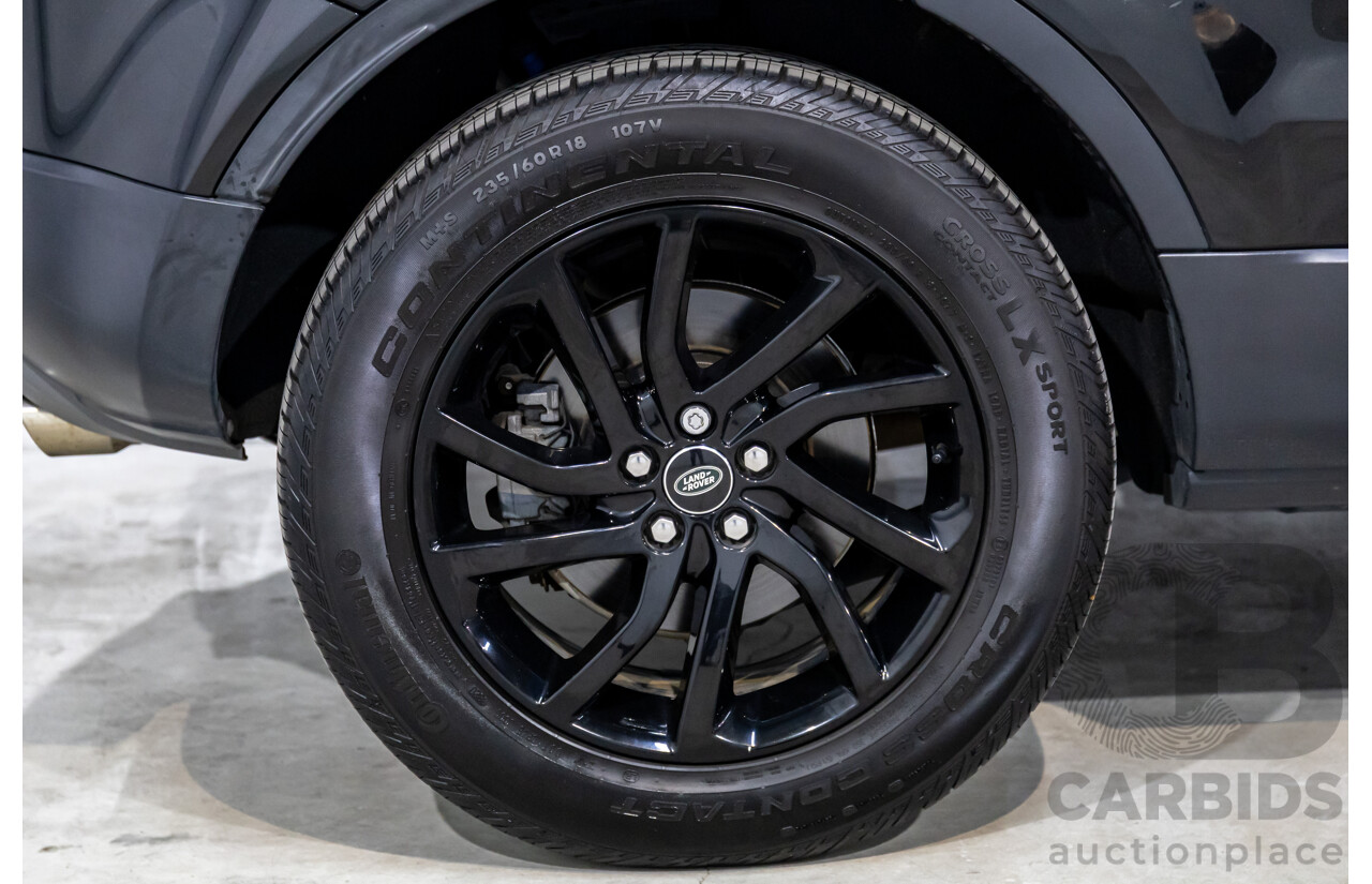 06/2017 Range Rover Evoque Td4 150 SE (AWD) LV MY17 5d Wagon Santorini Black Turbo Diesel 2.0L