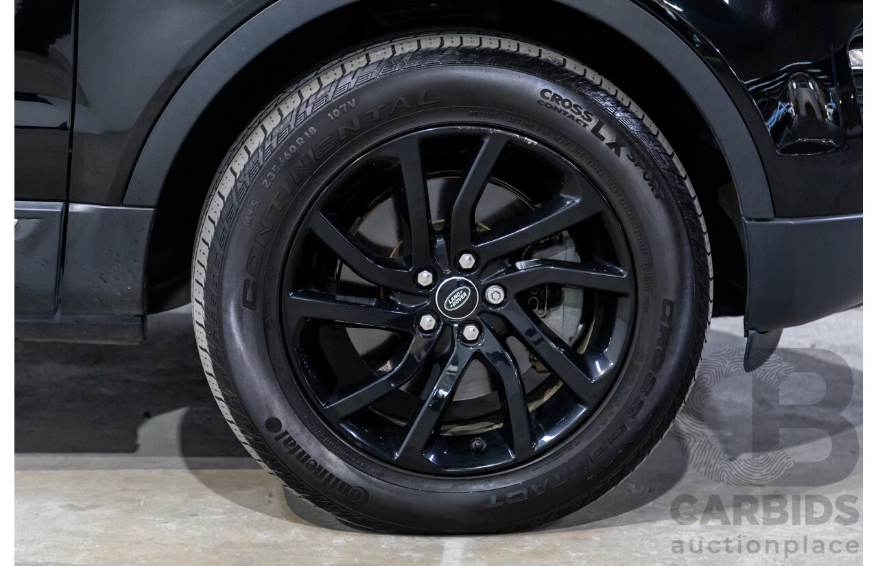 06/2017 Range Rover Evoque Td4 150 SE (AWD) LV MY17 5d Wagon Santorini Black Turbo Diesel 2.0L