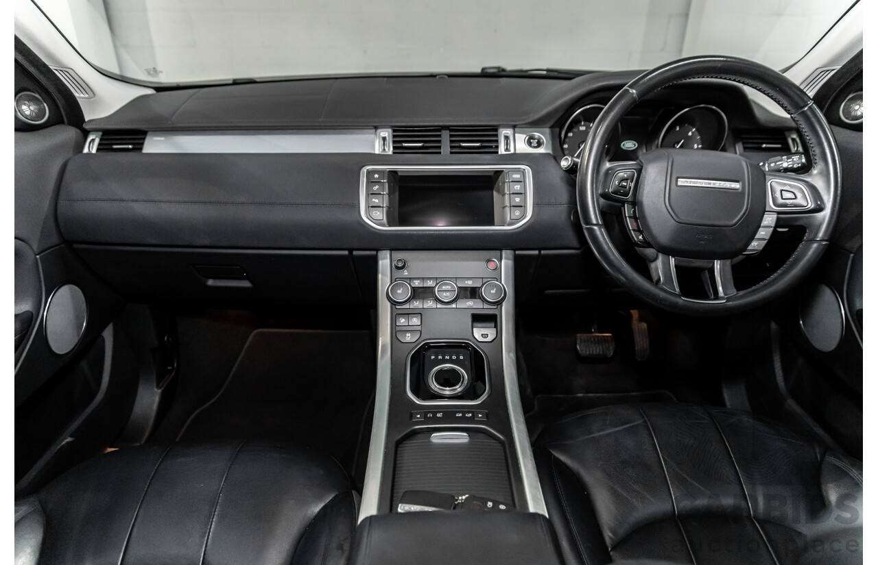 06/2017 Range Rover Evoque Td4 150 SE (AWD) LV MY17 5d Wagon Santorini Black Turbo Diesel 2.0L