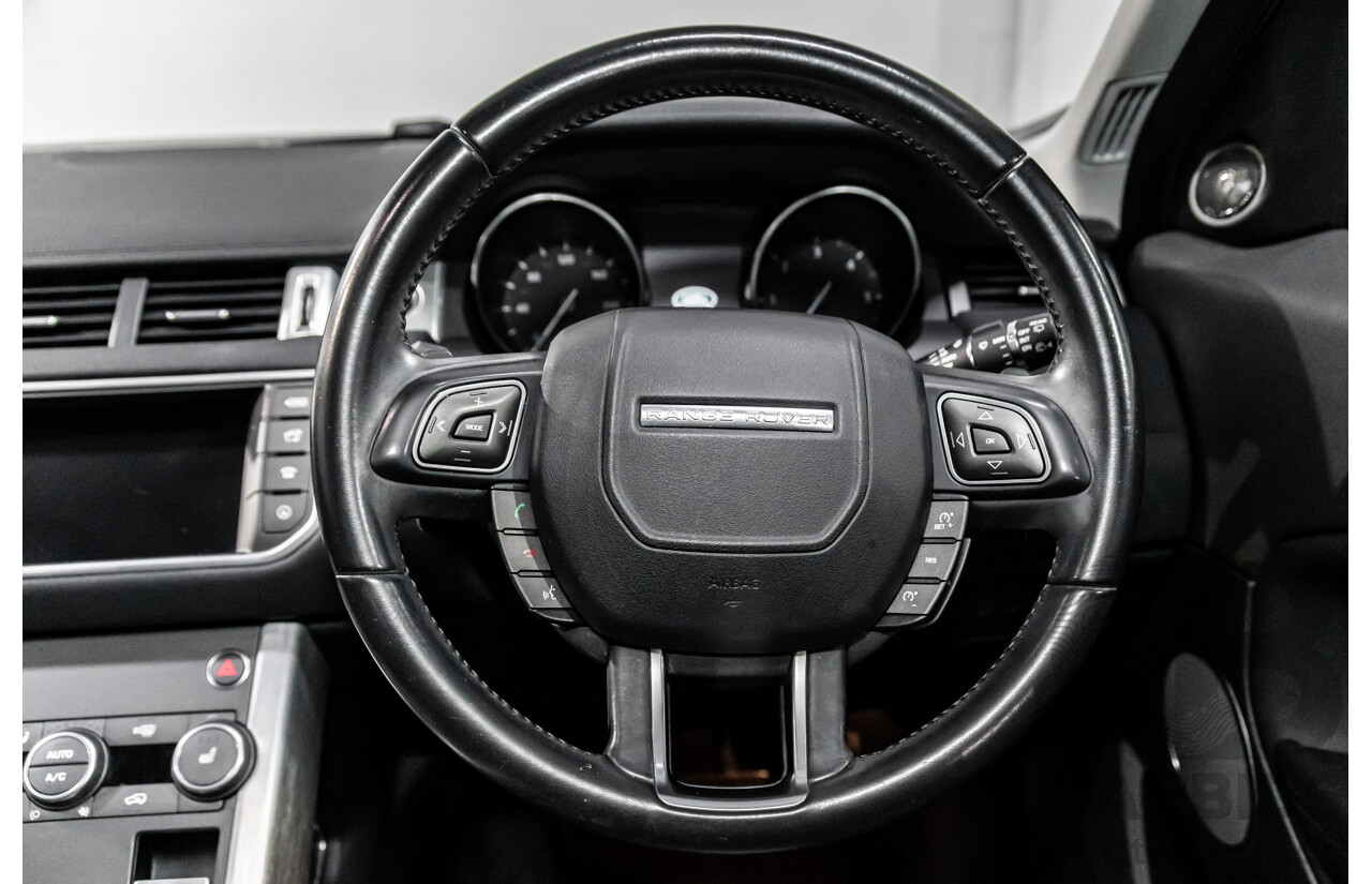 06/2017 Range Rover Evoque Td4 150 SE (AWD) LV MY17 5d Wagon Santorini Black Turbo Diesel 2.0L