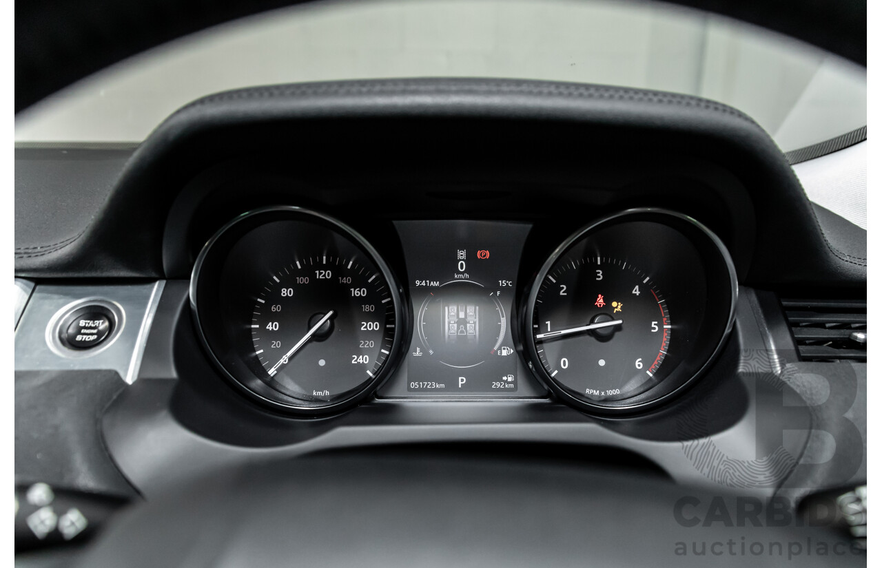 06/2017 Range Rover Evoque Td4 150 SE (AWD) LV MY17 5d Wagon Santorini Black Turbo Diesel 2.0L