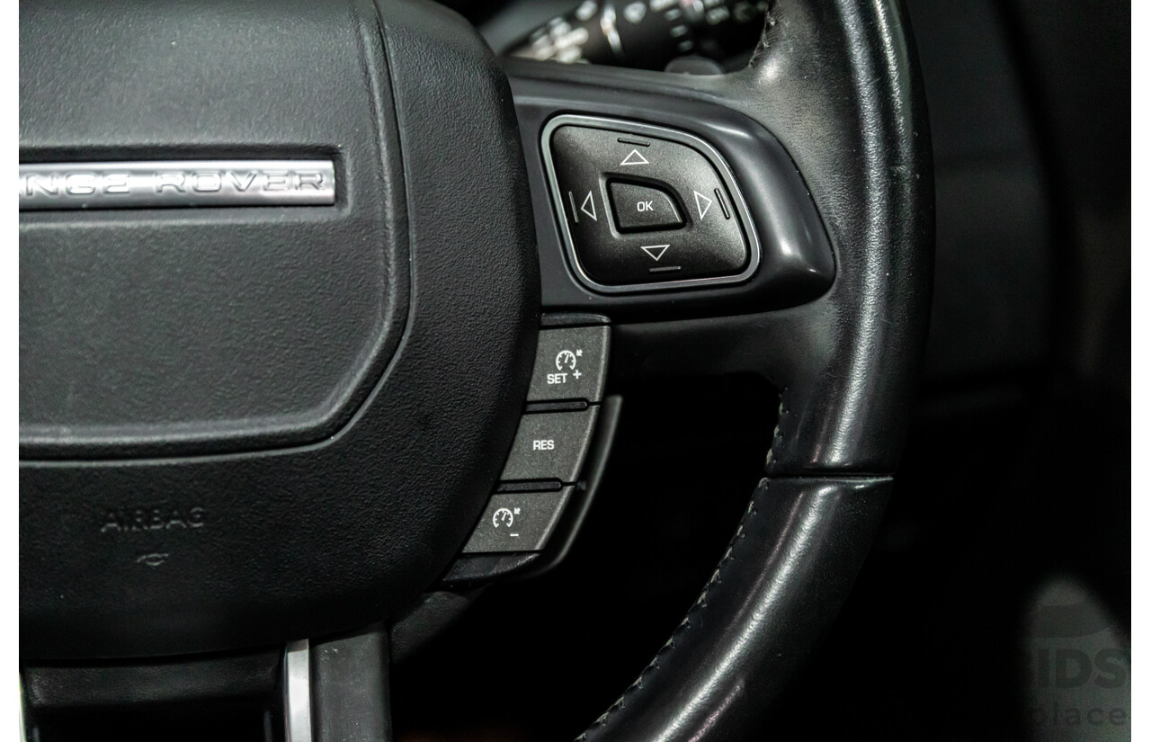 06/2017 Range Rover Evoque Td4 150 SE (AWD) LV MY17 5d Wagon Santorini Black Turbo Diesel 2.0L