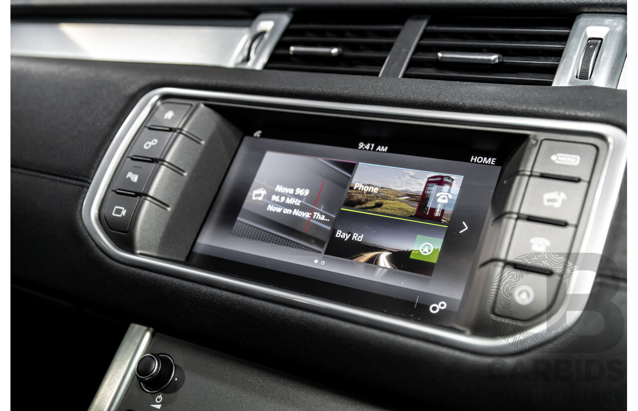 06/2017 Range Rover Evoque Td4 150 SE (AWD) LV MY17 5d Wagon Santorini Black Turbo Diesel 2.0L