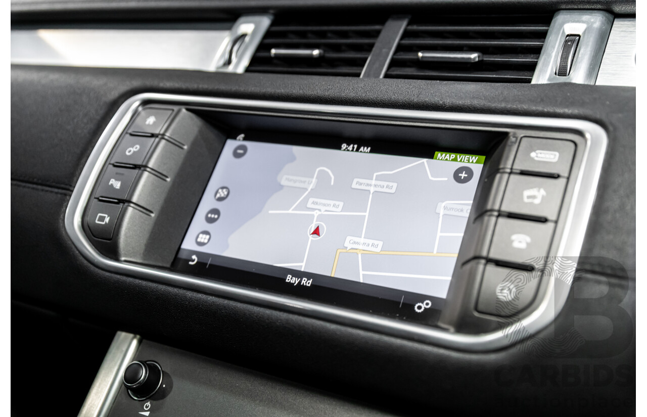 06/2017 Range Rover Evoque Td4 150 SE (AWD) LV MY17 5d Wagon Santorini Black Turbo Diesel 2.0L