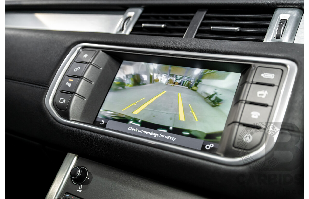 06/2017 Range Rover Evoque Td4 150 SE (AWD) LV MY17 5d Wagon Santorini Black Turbo Diesel 2.0L