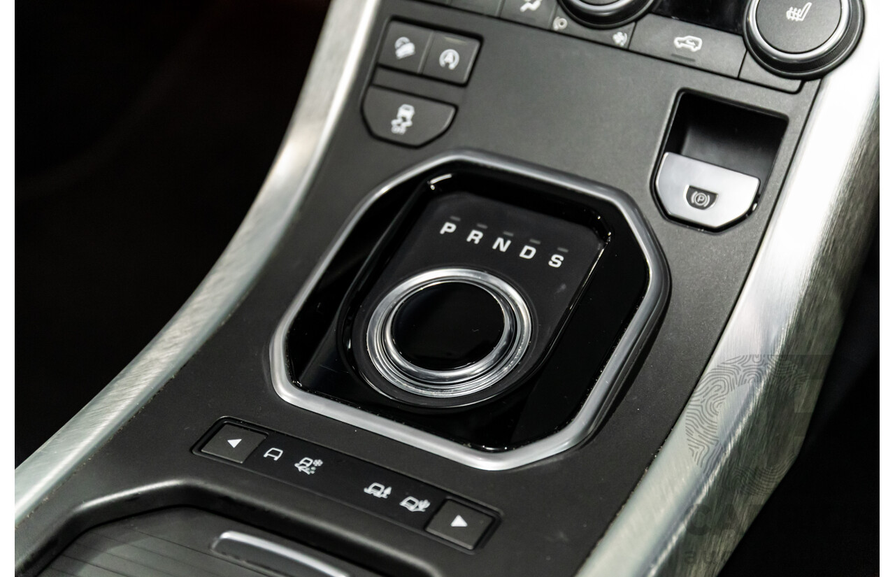 06/2017 Range Rover Evoque Td4 150 SE (AWD) LV MY17 5d Wagon Santorini Black Turbo Diesel 2.0L