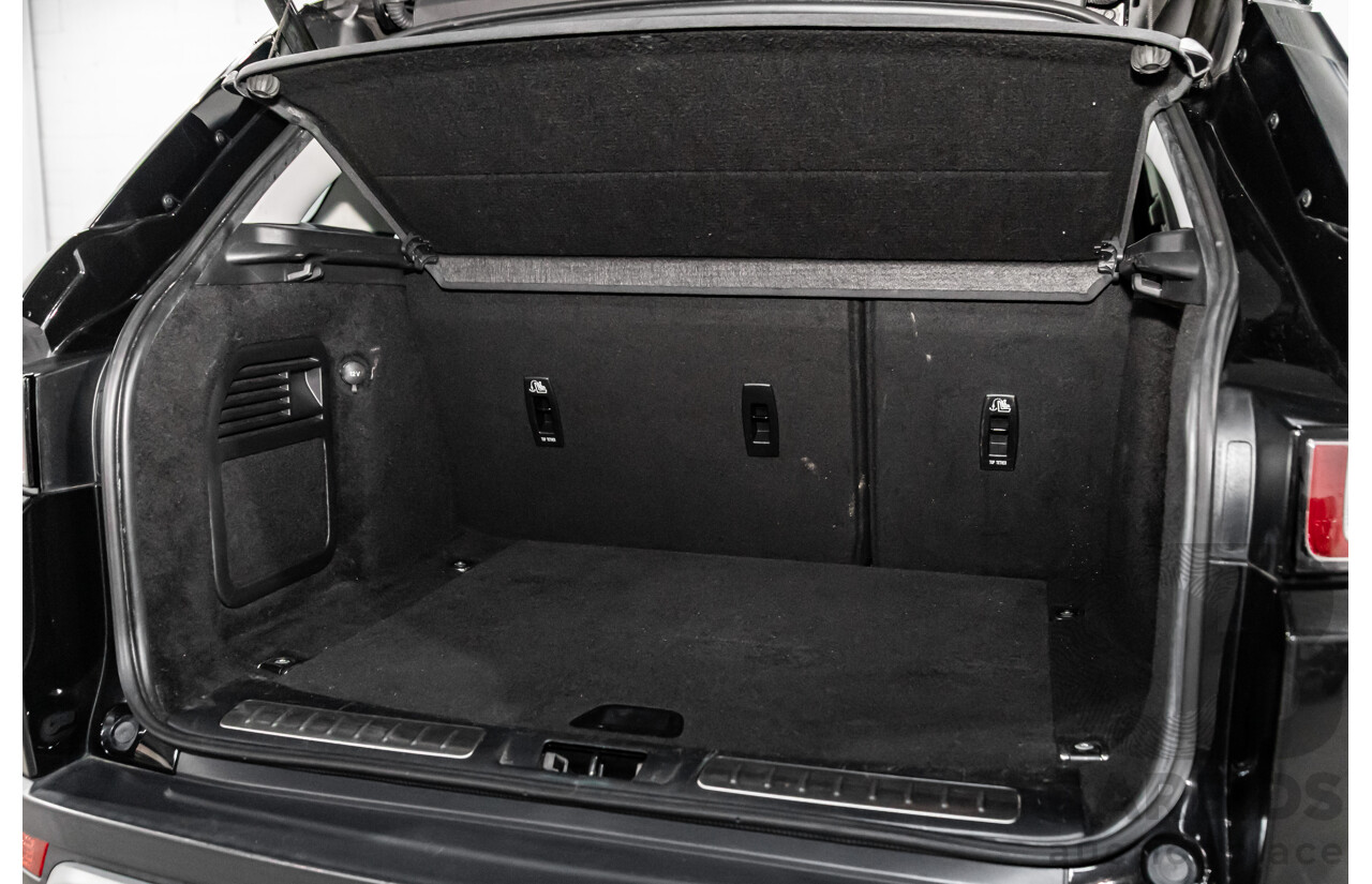 06/2017 Range Rover Evoque Td4 150 SE (AWD) LV MY17 5d Wagon Santorini Black Turbo Diesel 2.0L