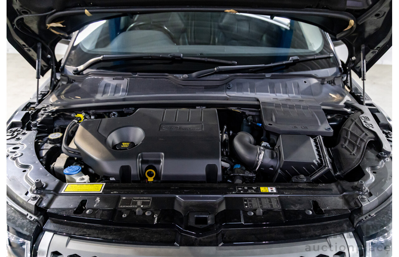 06/2017 Range Rover Evoque Td4 150 SE (AWD) LV MY17 5d Wagon Santorini Black Turbo Diesel 2.0L