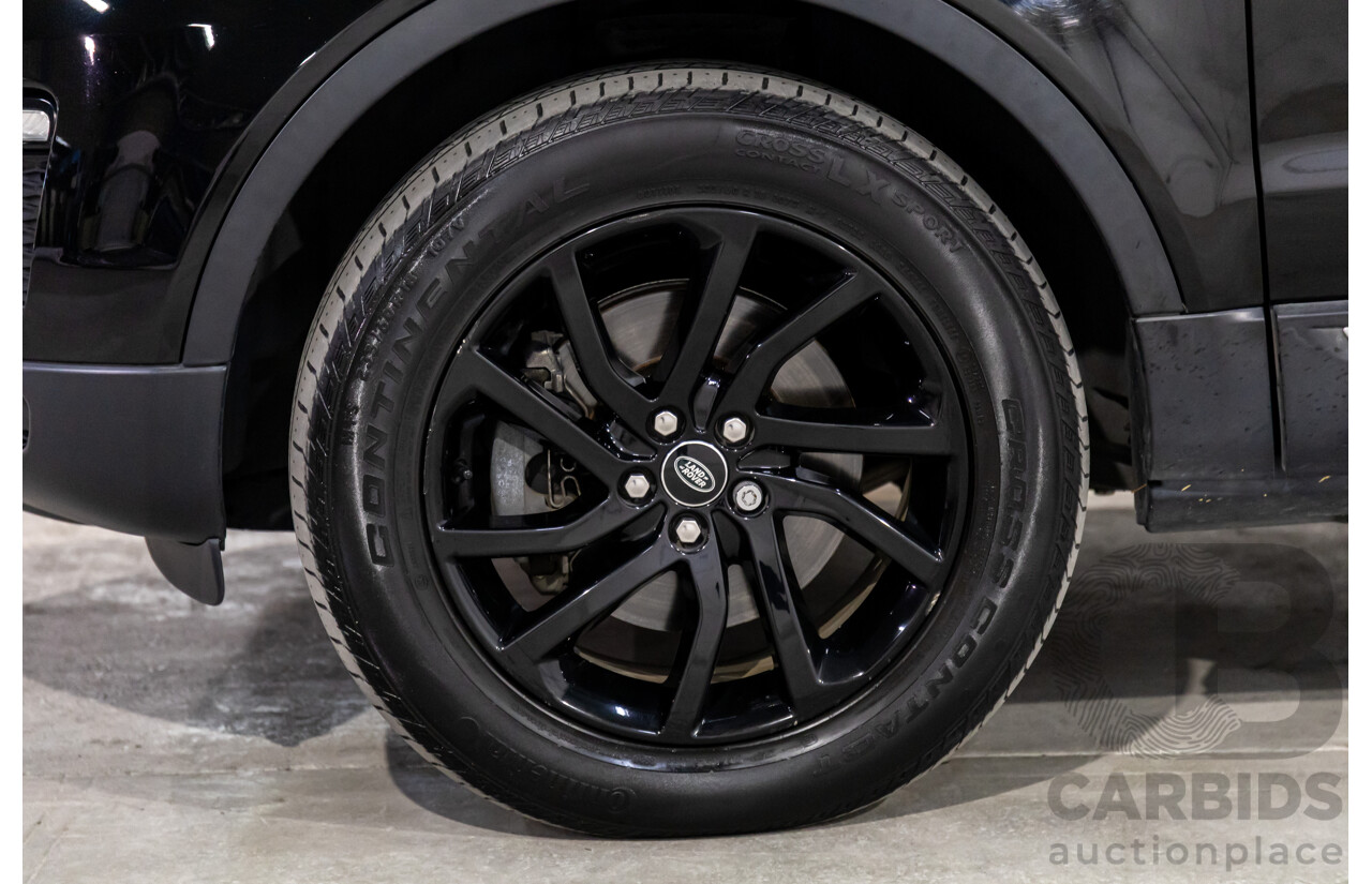 06/2017 Range Rover Evoque Td4 150 SE (AWD) LV MY17 5d Wagon Santorini Black Turbo Diesel 2.0L