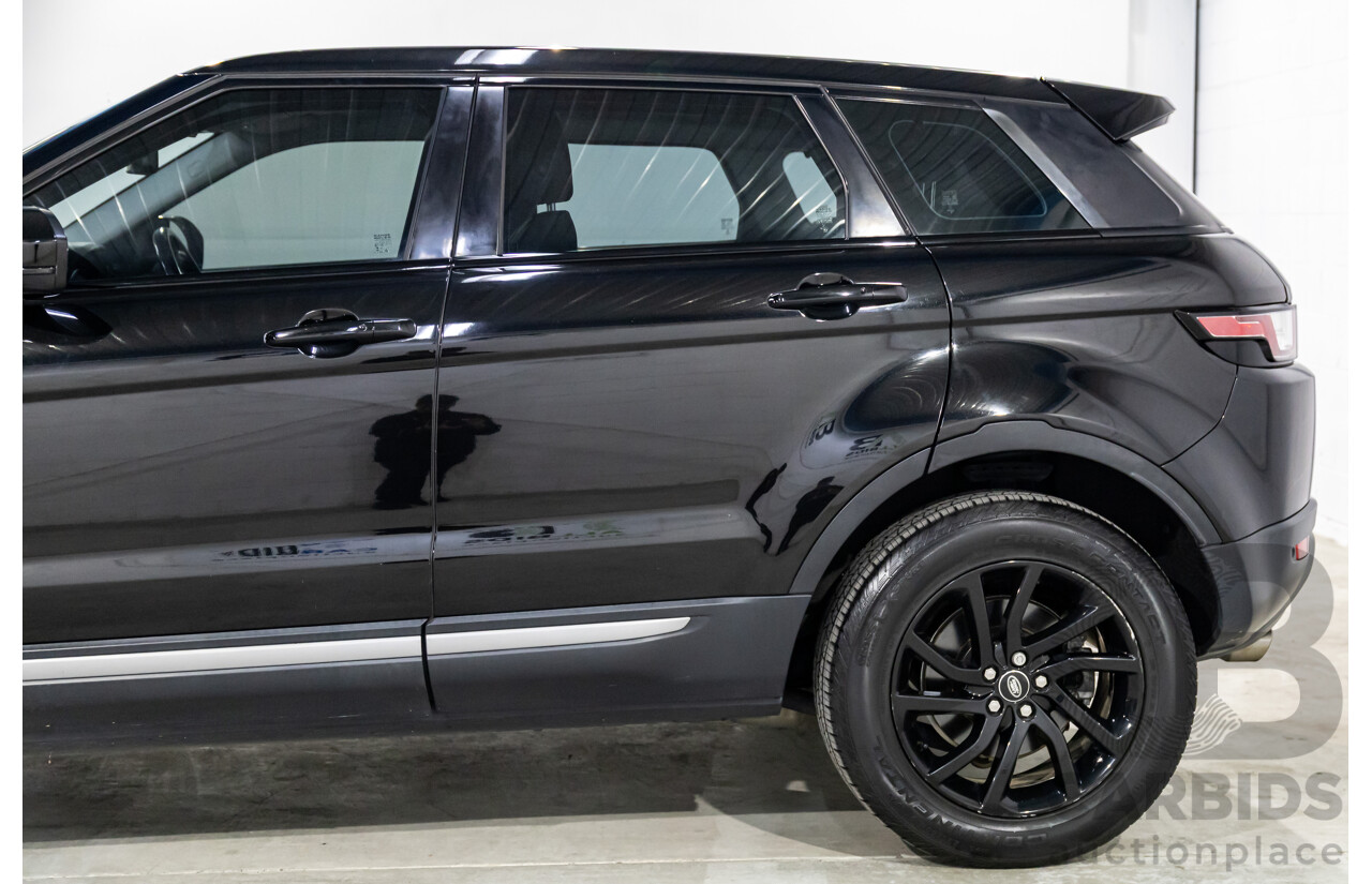 06/2017 Range Rover Evoque Td4 150 SE (AWD) LV MY17 5d Wagon Santorini Black Turbo Diesel 2.0L