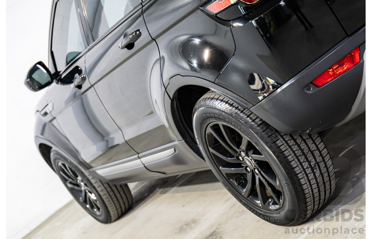 06/2017 Range Rover Evoque Td4 150 SE (AWD) LV MY17 5d Wagon Santorini Black Turbo Diesel 2.0L