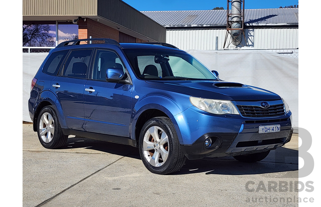 10/2009 Subaru Forester XT MY09 4d Wagon Blue Turbo 2.5L