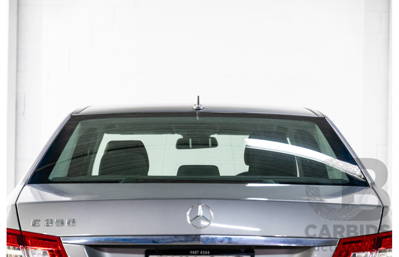 12/2009 Mercedes-Benz E350 Avantgarde W212 4d Sedan Palladium Silver Metallic V6 3.5L