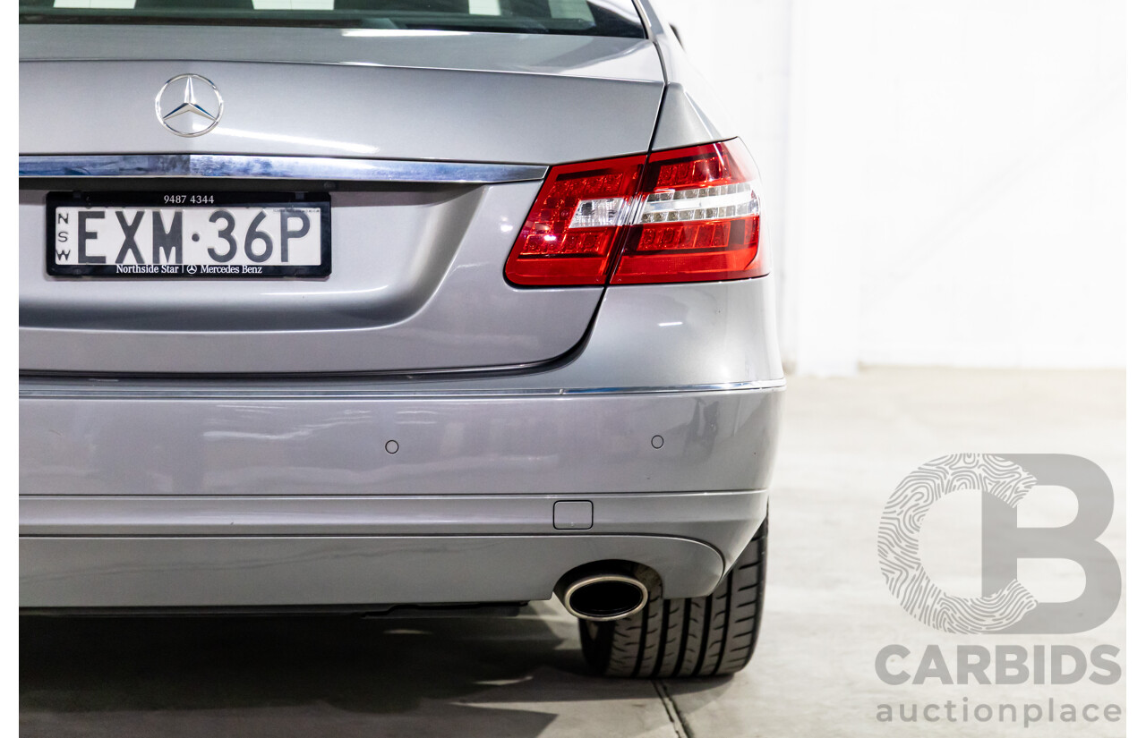 12/2009 Mercedes-Benz E350 Avantgarde W212 4d Sedan Palladium Silver Metallic V6 3.5L