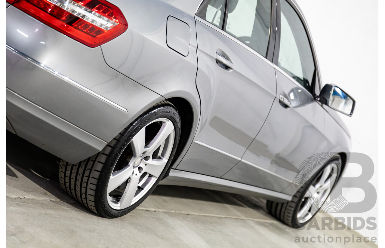 12/2009 Mercedes-Benz E350 Avantgarde W212 4d Sedan Palladium Silver Metallic V6 3.5L