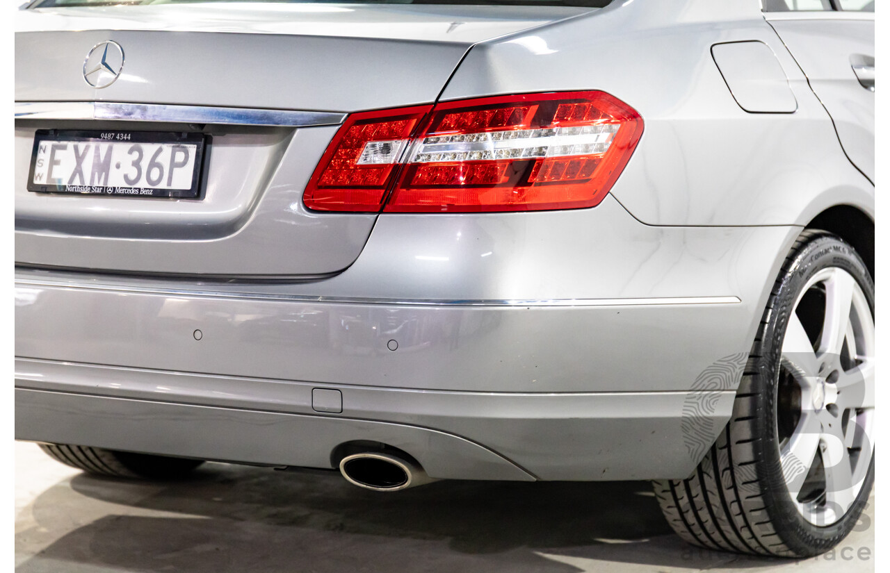 12/2009 Mercedes-Benz E350 Avantgarde W212 4d Sedan Palladium Silver Metallic V6 3.5L