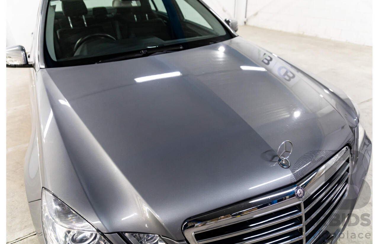 12/2009 Mercedes-Benz E350 Avantgarde W212 4d Sedan Palladium Silver Metallic V6 3.5L