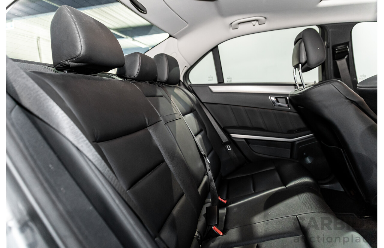 12/2009 Mercedes-Benz E350 Avantgarde W212 4d Sedan Palladium Silver Metallic V6 3.5L