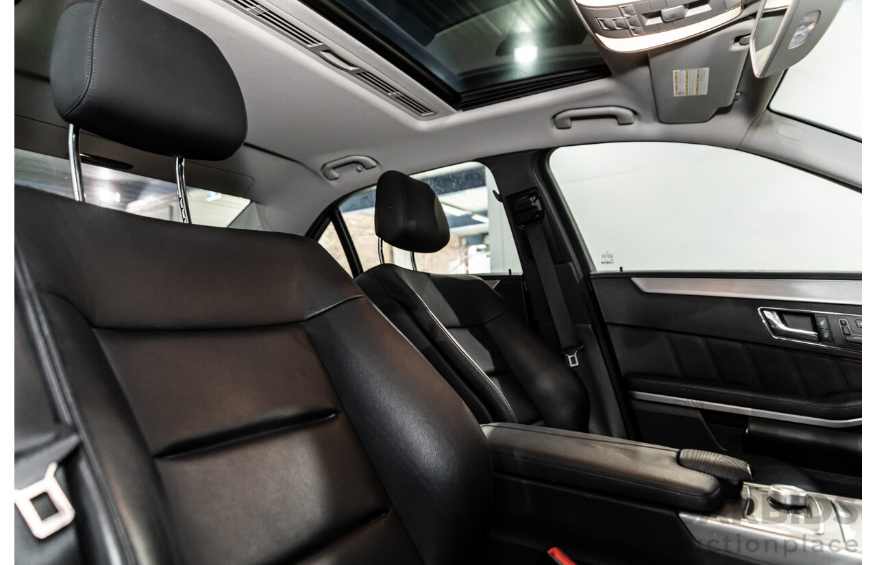 12/2009 Mercedes-Benz E350 Avantgarde W212 4d Sedan Palladium Silver Metallic V6 3.5L