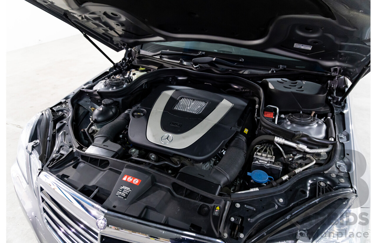 12/2009 Mercedes-Benz E350 Avantgarde W212 4d Sedan Palladium Silver Metallic V6 3.5L