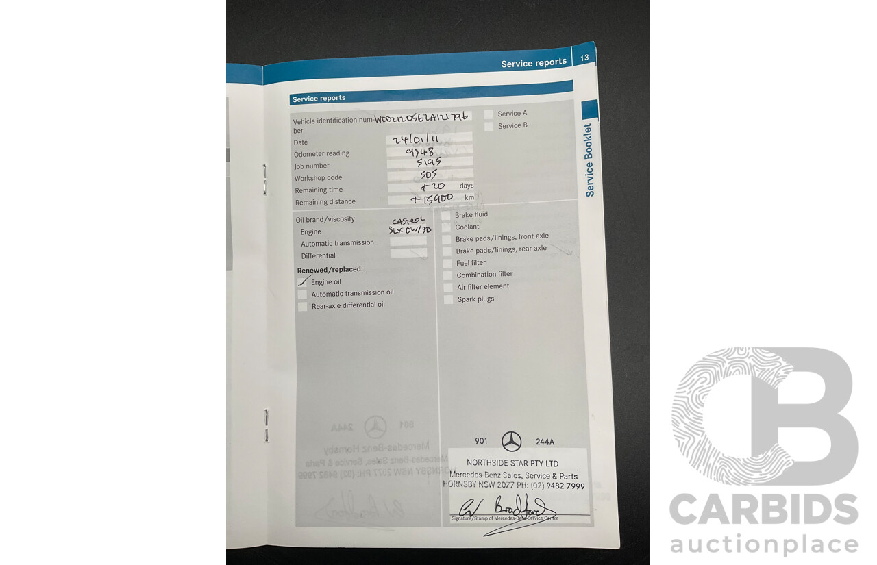 12/2009 Mercedes-Benz E350 Avantgarde W212 4d Sedan Palladium Silver Metallic V6 3.5L