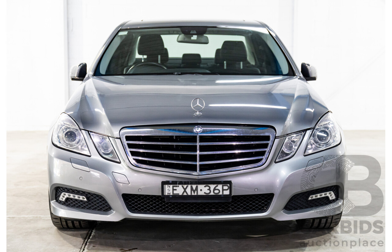 12/2009 Mercedes-Benz E350 Avantgarde W212 4d Sedan Palladium Silver Metallic V6 3.5L