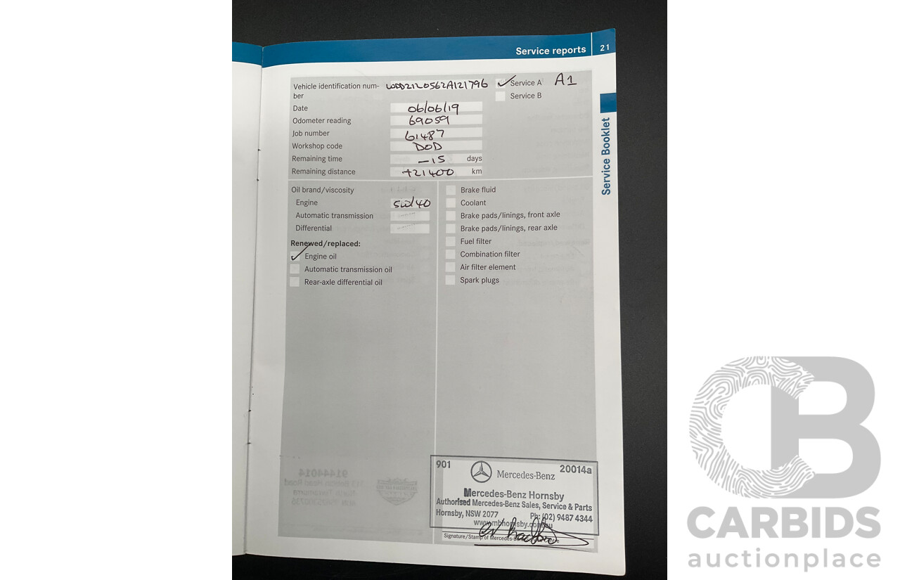 12/2009 Mercedes-Benz E350 Avantgarde W212 4d Sedan Palladium Silver Metallic V6 3.5L