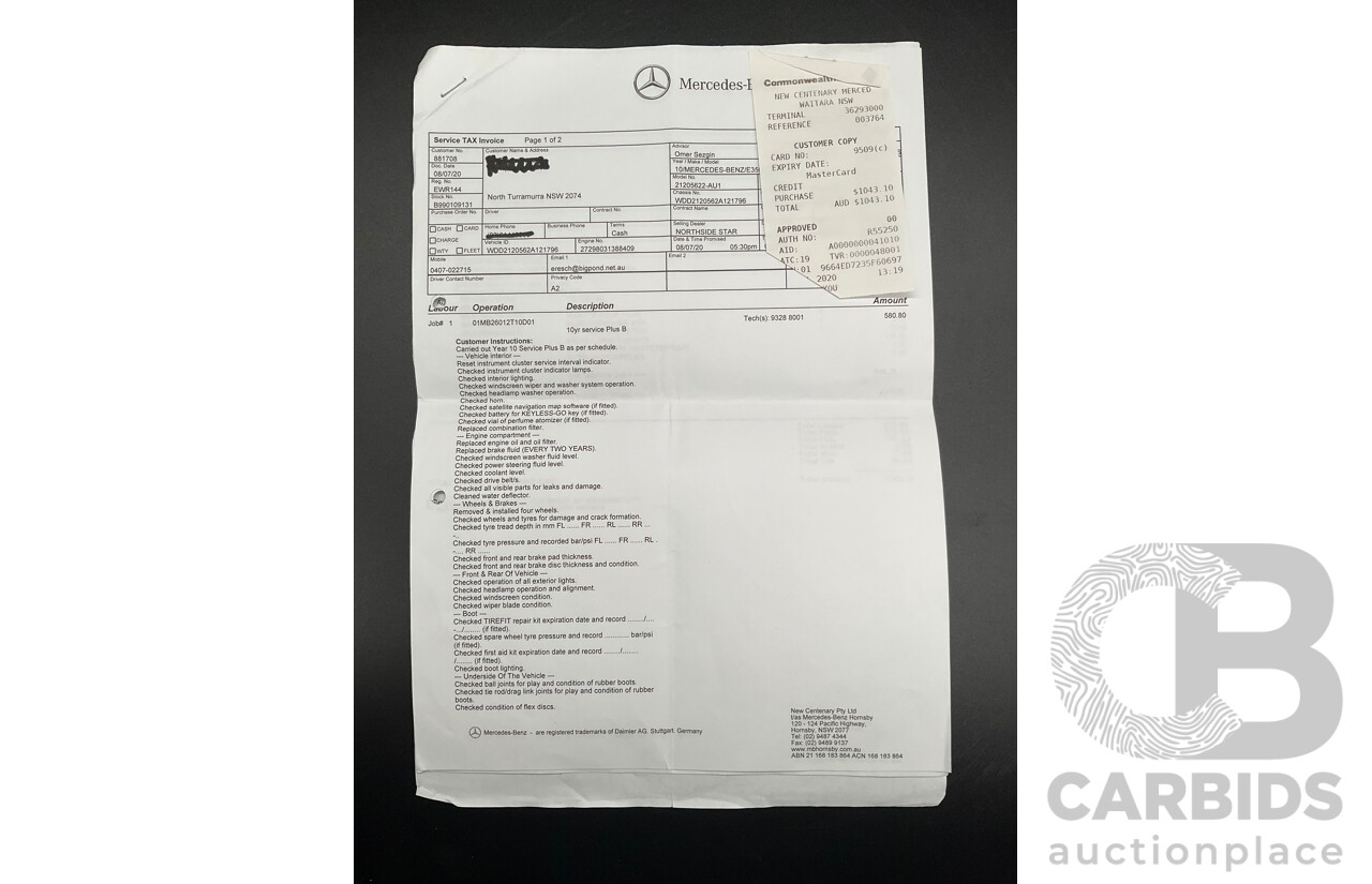 12/2009 Mercedes-Benz E350 Avantgarde W212 4d Sedan Palladium Silver Metallic V6 3.5L