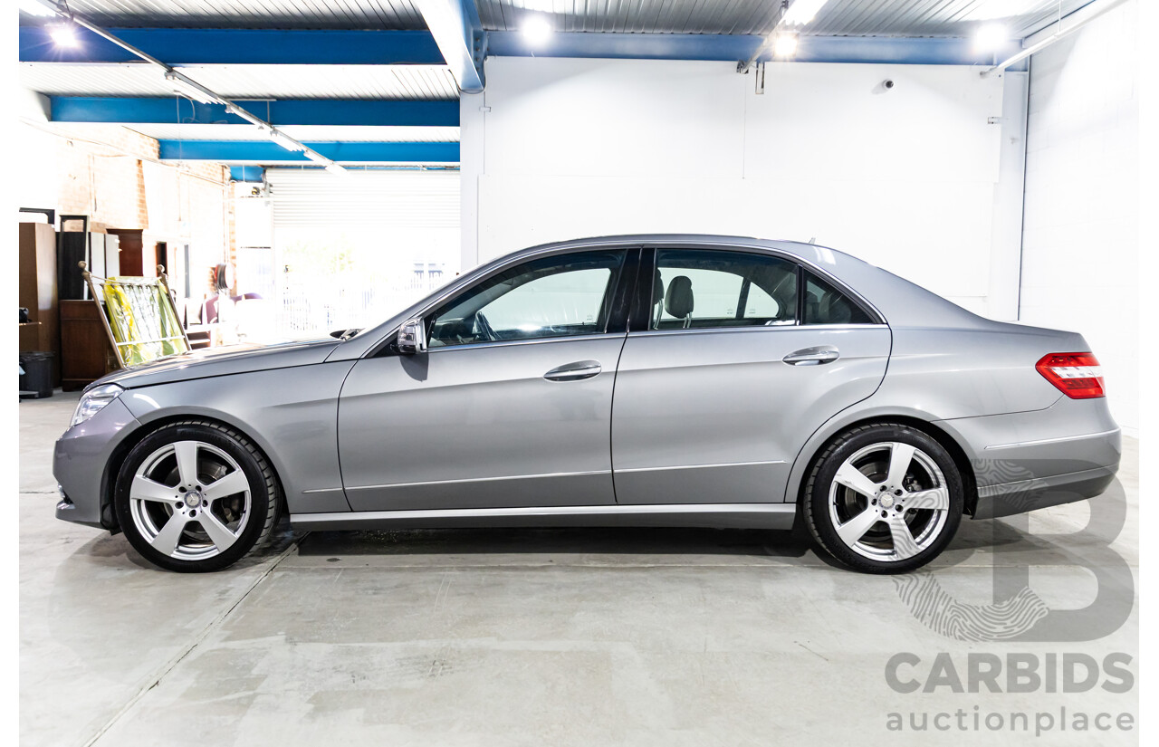 12/2009 Mercedes-Benz E350 Avantgarde W212 4d Sedan Palladium Silver Metallic V6 3.5L
