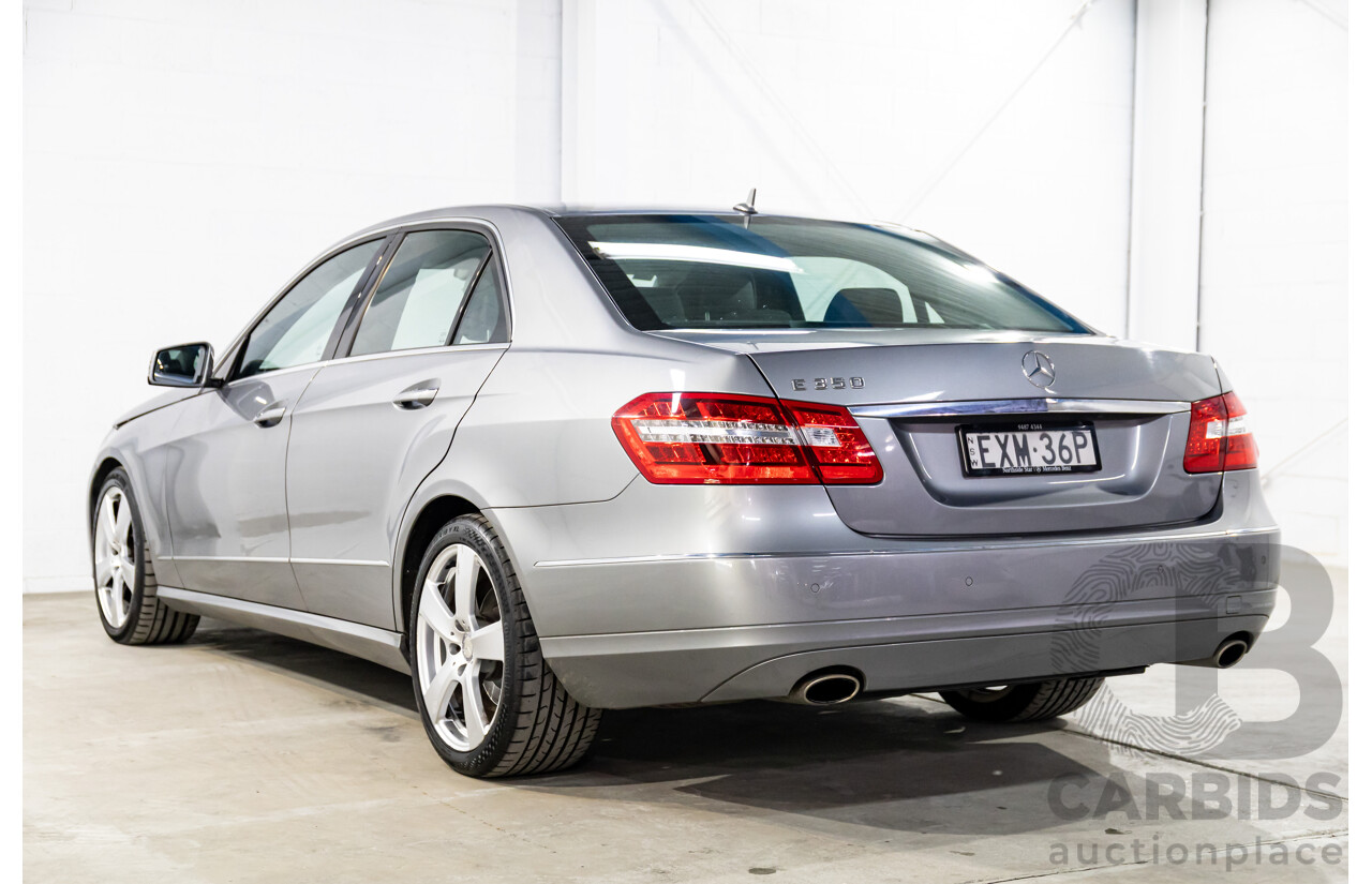 12/2009 Mercedes-Benz E350 Avantgarde W212 4d Sedan Palladium Silver Metallic V6 3.5L