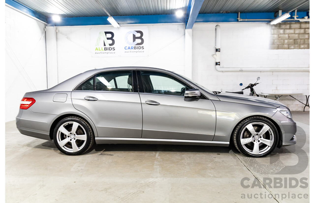 12/2009 Mercedes-Benz E350 Avantgarde W212 4d Sedan Palladium Silver Metallic V6 3.5L